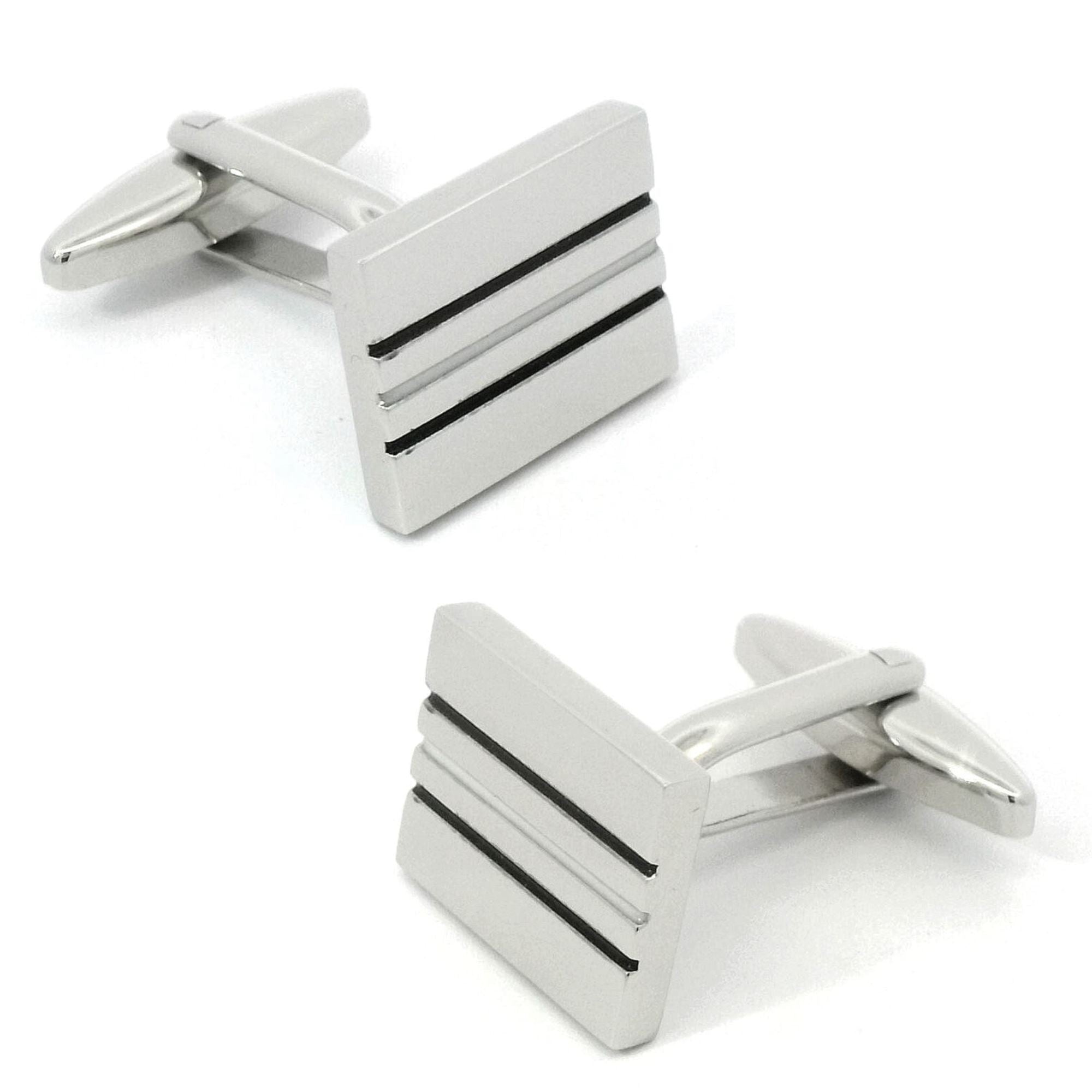 Classic Stripes Cufflinks Classic & Modern Cufflinks Clinks Australia Classic Stripes Cufflinks