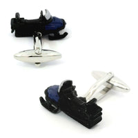 Coloured Snowmobile Cufflinks Novelty Cufflinks Clinks Australia