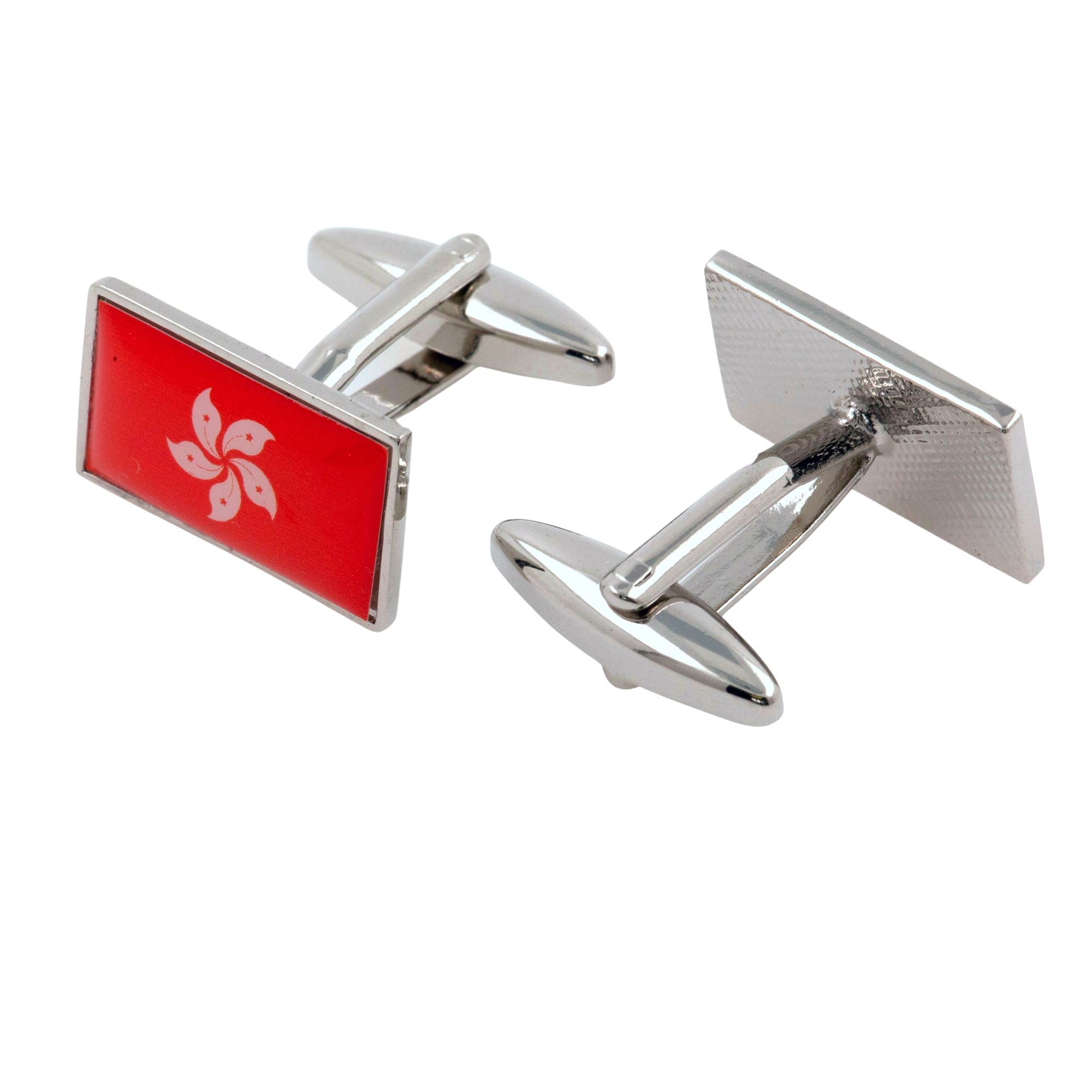 Flag of Hong Kong Cufflinks Novelty Cufflinks Clinks
