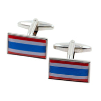 Flag of Thailand Cufflinks Novelty Cufflinks Clinks