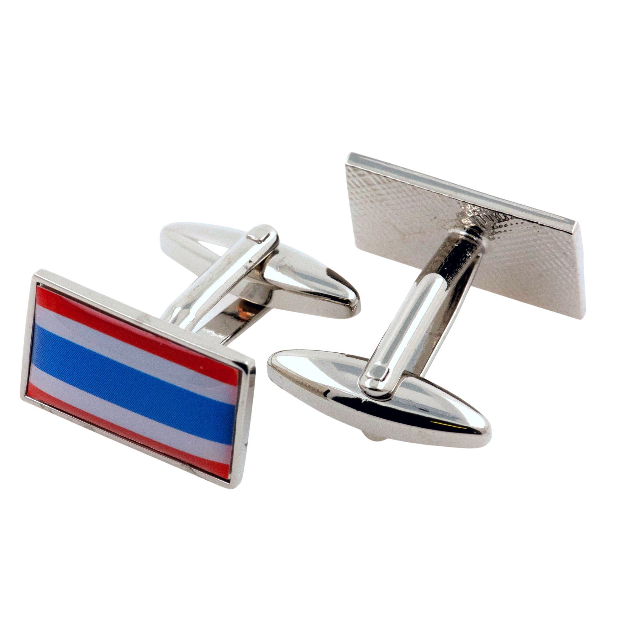 Flag of Thailand Cufflinks Novelty Cufflinks Clinks