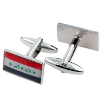 Flag of Iraq Cufflinks Novelty Cufflinks Clinks