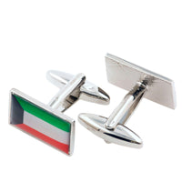Flag of Kuwait Cufflinks Novelty Cufflinks Clinks