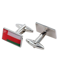 Flag of Oman Cufflinks Novelty Cufflinks Clinks