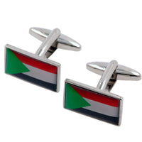 Flag of Sudan Cufflinks Novelty Cufflinks Clinks
