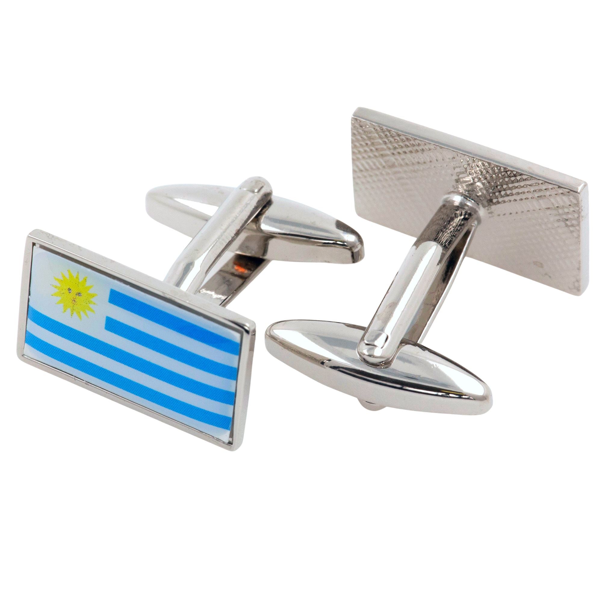 Flag of Uruguay Cufflinks Novelty Cufflinks Clinks