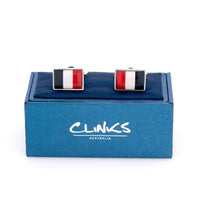 Flag of France - French Flag Cufflinks Novelty Cufflinks Clinks Australia