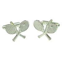 Crossed Tennis Racquet Cufflinks Novelty Cufflinks Clinks Australia