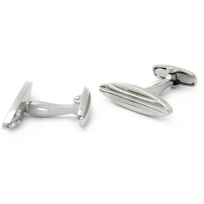 Silver Surfboard Cufflinks Novelty Cufflinks Clinks Australia Silver Surfboard Cufflinks