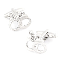 Silver Handcuff Cufflinks Novelty Cufflinks Clinks Australia Silver Handcuff Cufflinks