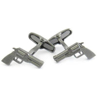 Gunmetal Revolver Gun Cufflinks Novelty Cufflinks Clinks Australia