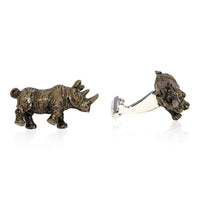 Colour Rhinoceros Cufflinks Novelty Cufflinks Clinks Australia