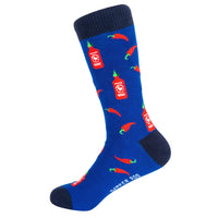 Spicy Kick Chilli and Hot Sauce Bamboo Socks by Dapper Roo Socks Dapper Roo