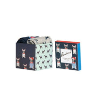 Frenchy Dogs 2 pair Socks Gift Box Socks Clinks