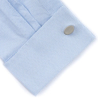 Oval Silver Engravable Cufflinks Engraving Cufflinks Clinks Australia