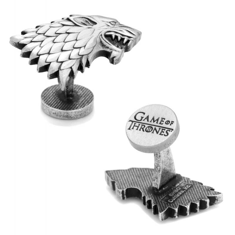 Stark Direwolf Sigil Cufflinks - Game of Thrones Novelty Cufflinks Game of Thrones