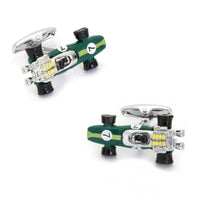 Green Lotus Racing Car Cufflinks Type 49 1967 Novelty Cufflinks Clinks Australia Green Lotus Racing Car Cufflinks Type 49 1967