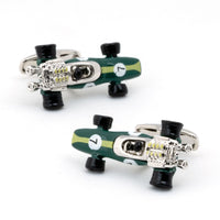Green Lotus Racing Car Cufflinks Type 49 1967 Novelty Cufflinks Clinks Australia