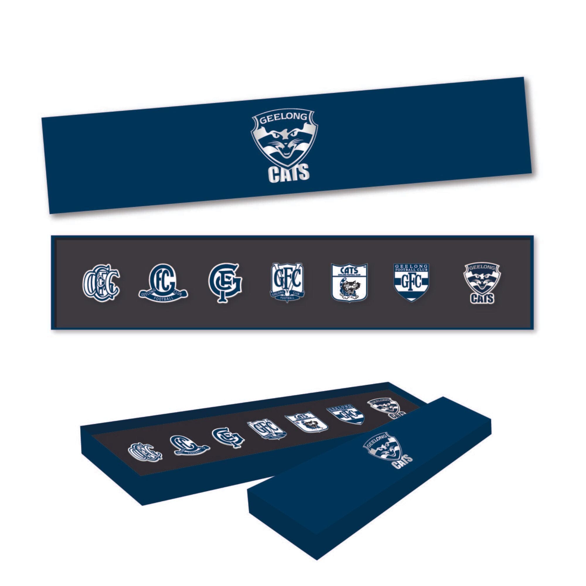 Geelong Cats AFL Pin Set Lapel Pin Clinks