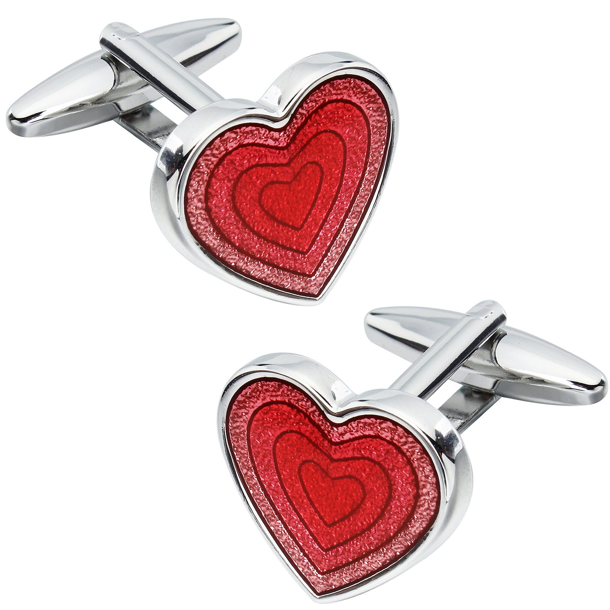 Red Heart Shaped Cufflinks Novelty Cufflinks Clinks Australia Red Heart Shaped Cufflinks 