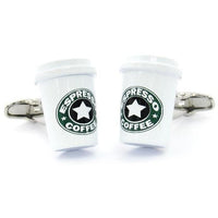 Coffee Cup Cufflinks Novelty Cufflinks Clinks Australia Coffee Cup Cufflinks