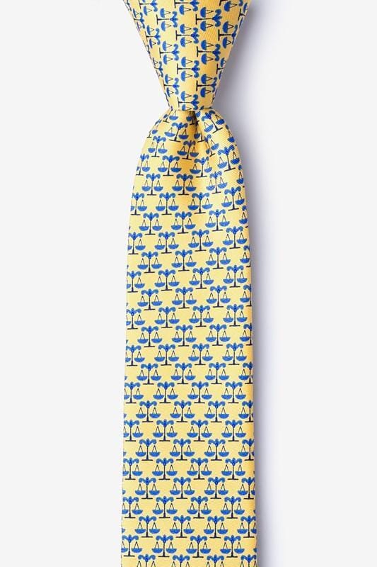 Scales Of Justice Skinny Tie Ties Alynn