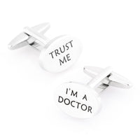 Trust Me I'm a Doctor Cufflinks Novelty Cufflinks Clinks Australia