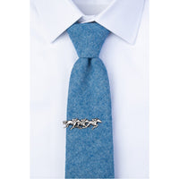 Vintage Horse Racing Tie Bar Tie Clips Clinks
