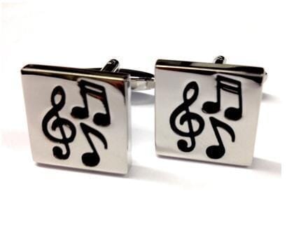 Rectangular Musical Cufflinks Novelty Cufflinks Clinks Australia