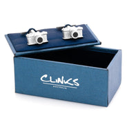 Say Cheese Silver Camera Cufflinks Novelty Cufflinks Clinks Australia