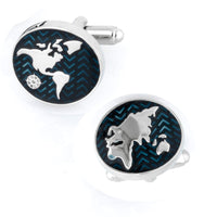 The New World Map Cufflinks Novelty Cufflinks Clinks Australia Default