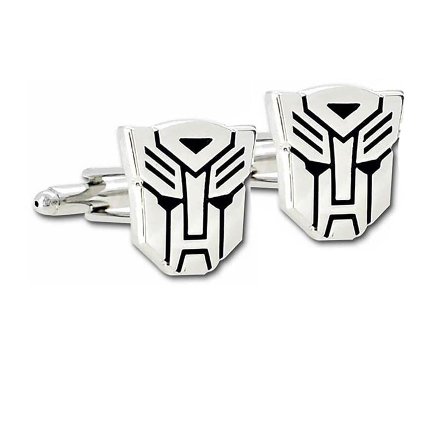 Transformer Autobot Robot Silver Cufflinks Novelty Cufflinks Clinks Australia