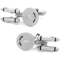 Star Trek Starship Enterprise Cufflinks Novelty Cufflinks Star Trek Star Trek Starship Enterprise Cufflinks