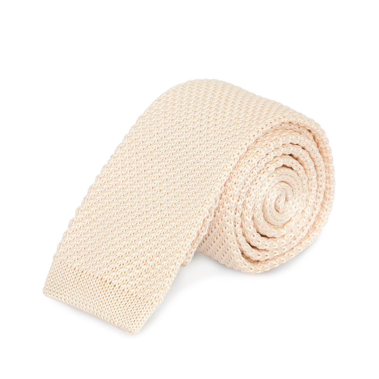 Cream Knit Tie Ties Cuffed.com.au