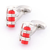 Red Fire Extinguisher Cufflinks Novelty Cufflinks Clinks Australia Red Fire Extinguisher Cufflinks