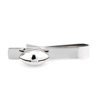 Footy / Rugby Football Silver Cufflinks & Tie Bar Set Gift Set Clinks Australia
