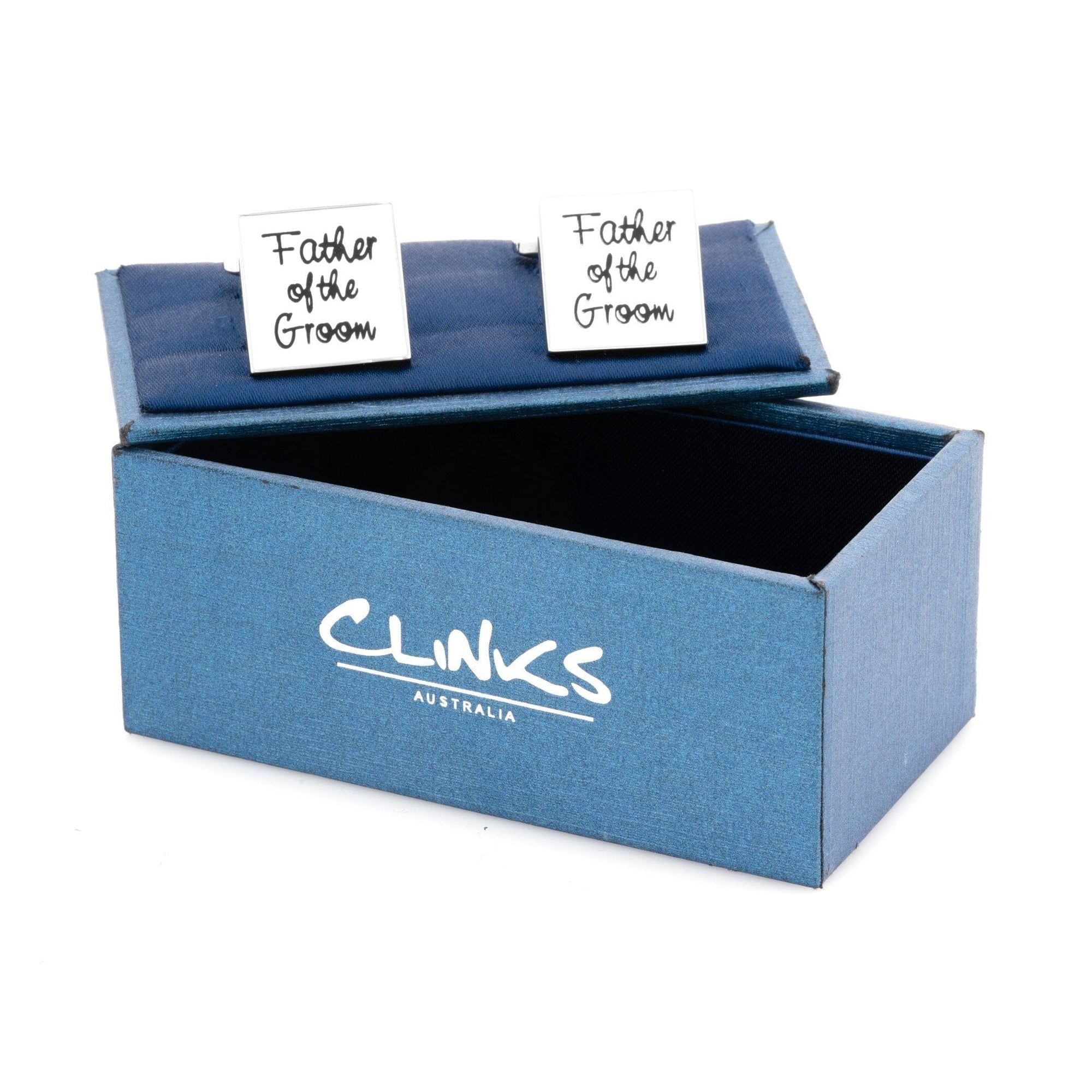 Father of the Groom White Wedding Cufflinks Wedding Cufflinks Clinks Australia