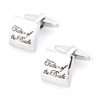 Father of the Bride Curved Silver Wedding Cufflinks Wedding Cufflinks Clinks Australia