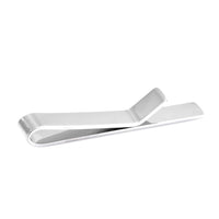Brushed Silver Tie Bar Tie Clips Clinks Default