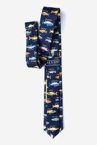 Trout Family Skinny Tie Ties Alynn