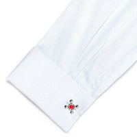 Red & Blue Hot & Cold Tap Cufflinks Novelty Cufflinks Clinks Australia