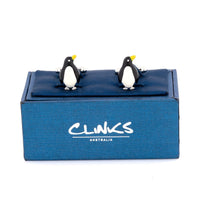 Black and White Penguin Cufflinks Novelty Cufflinks Clinks Australia