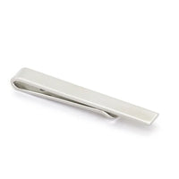 Shiny Silver Small Tie Bar Tie Clips Clinks