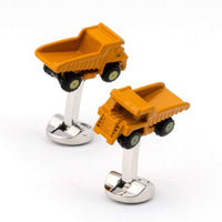 Yellow Dump Truck Cufflinks Novelty Cufflinks Clinks Australia