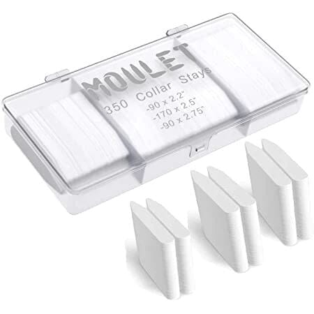 350 Plastic Collar Stays (3 sizes) Collar Stays Clinks Australia