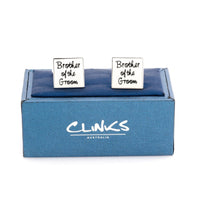Brother of the Groom White Wedding Cufflinks Wedding Cufflinks Clinks Australia