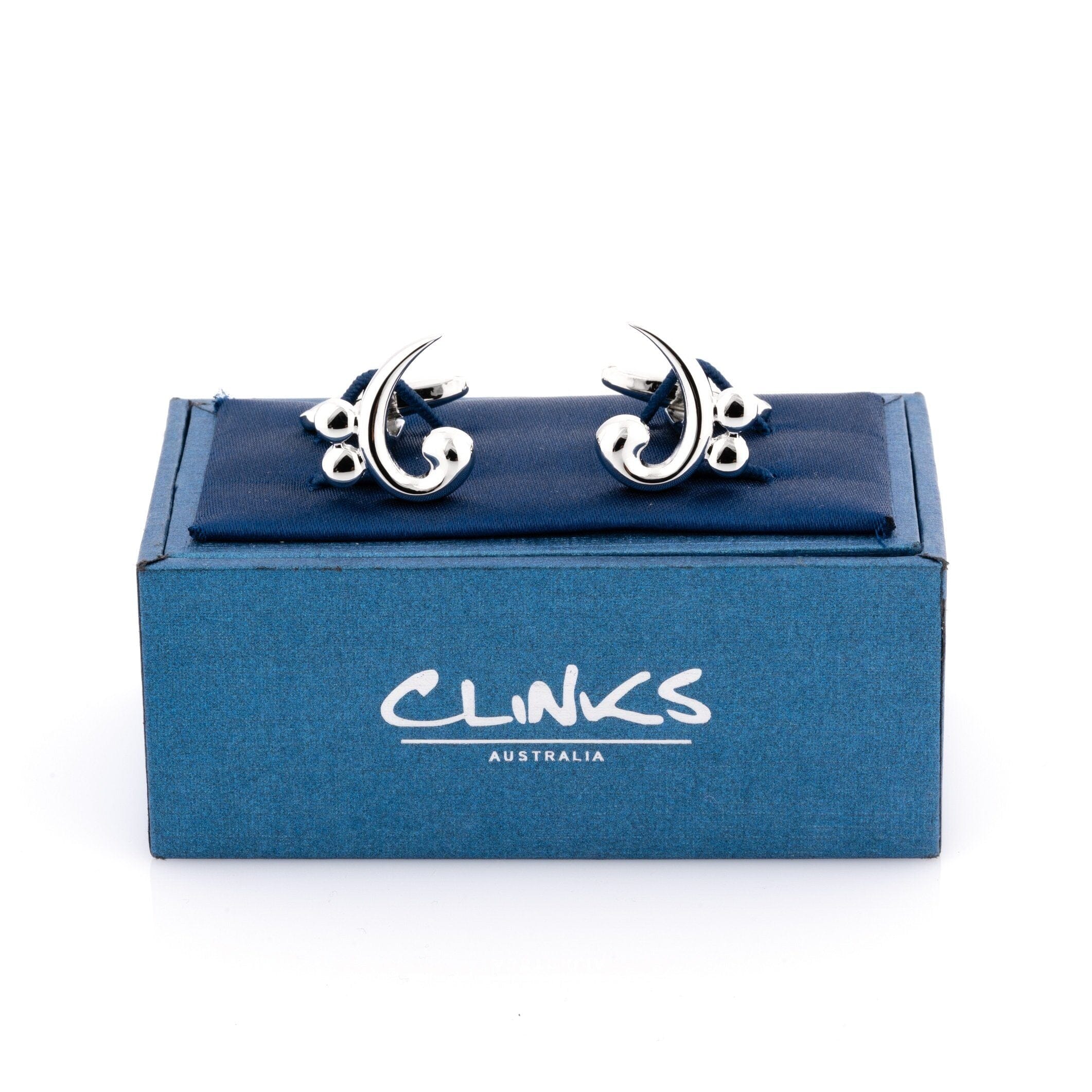 Bass Clef Silver Cufflinks Silver Cufflinks Clinks Australia