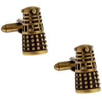 Dalek Inspired Cufflinks Novelty Cufflinks Clinks Australia Dalek Inspired Cufflinks
