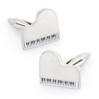 Silver Piano Cufflinks Novelty Cufflinks Clinks Australia Silver Piano Cufflinks