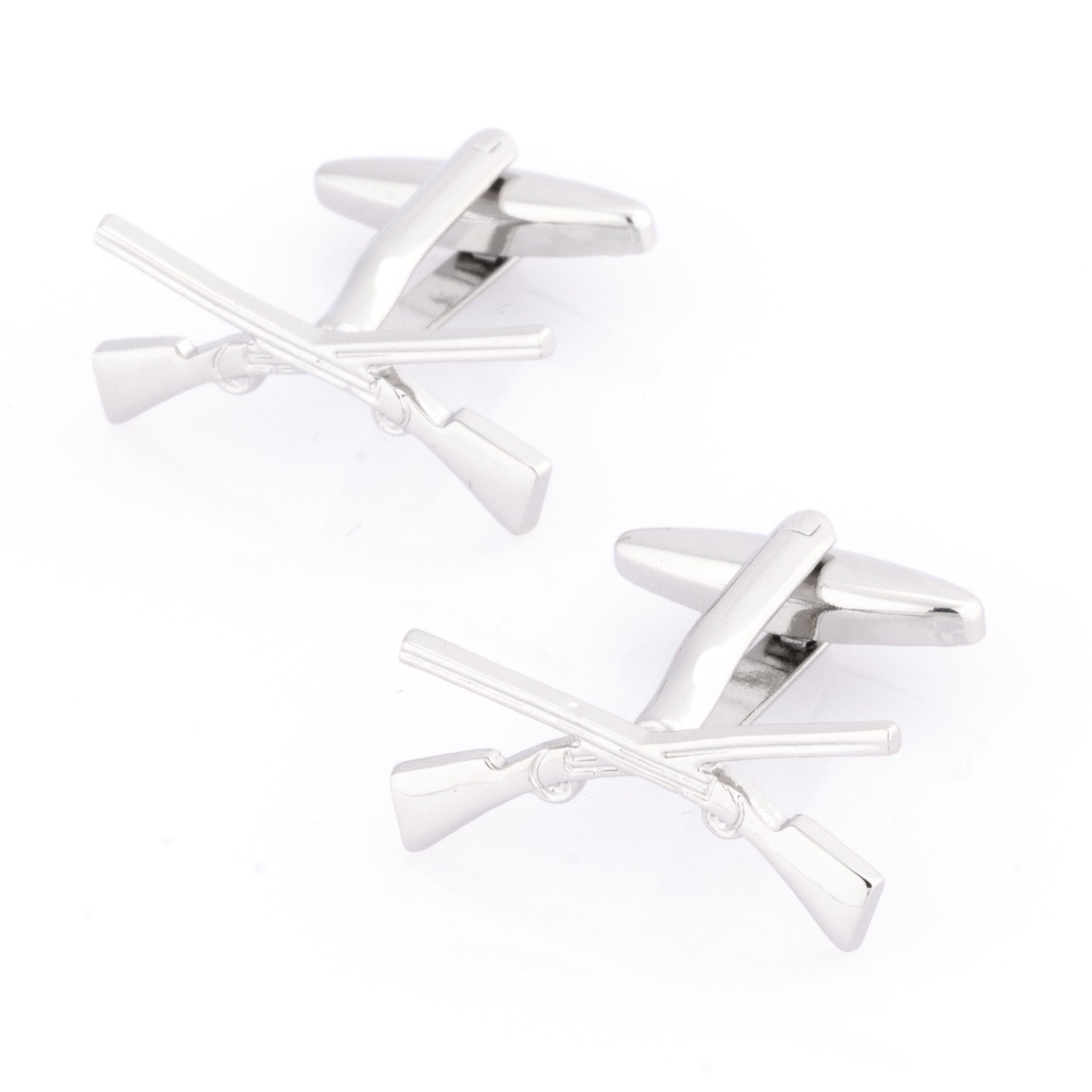 Crossed Rifle Cufflinks Novelty Cufflinks Clinks Australia